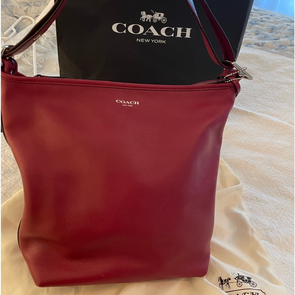 Coach leather bag